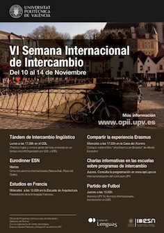 Cartel OPII - Semana Internacional 10-14Nov 2014
